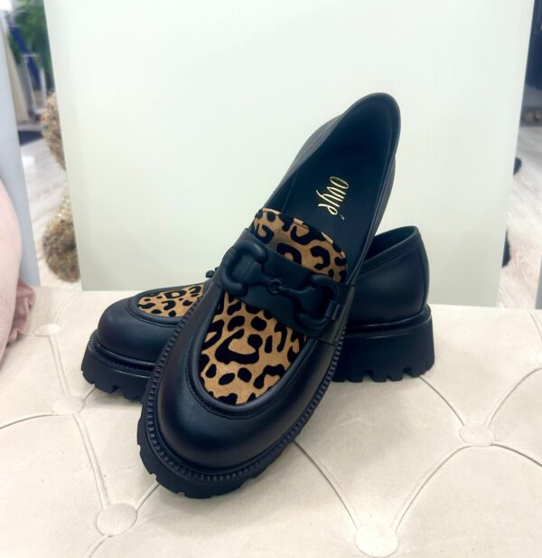 Mocassino animalier con platform Ovyè (1)