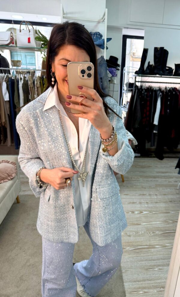 Blazer tessuto tweed Susy Mix