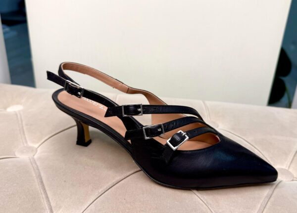 Slingback vera pelle via mondana - immagine 3