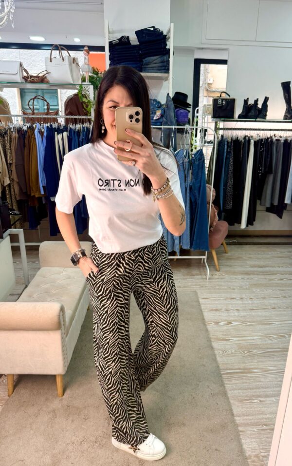 Pantalone animalier fantasia zebrata Only